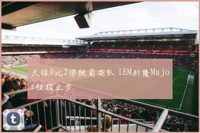 天禄0比2惨败菊花队 IEM科隆Major征程止步
